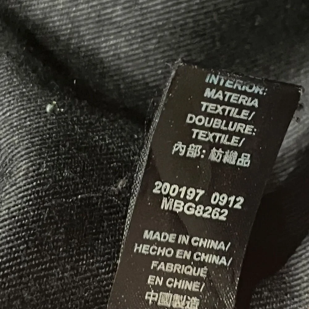 Fossil Messenger Bag Briefcase Attache Case Black Unisex ( Men's) Estate Retro